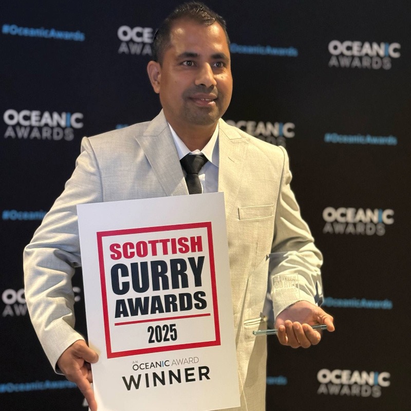 Scottish Curry Awards winner