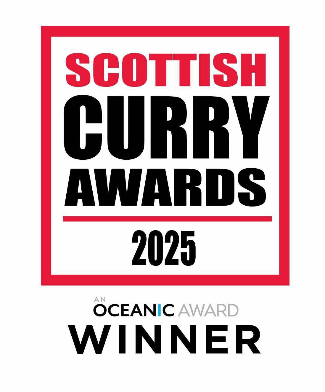 Scottish Curry Awards 2025 winner