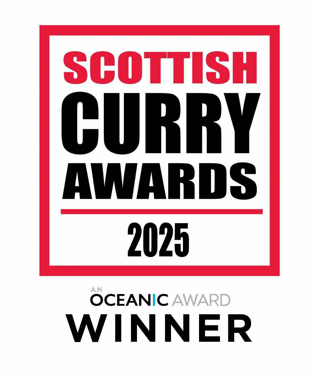 Scottish Curry Awards 2025 winner