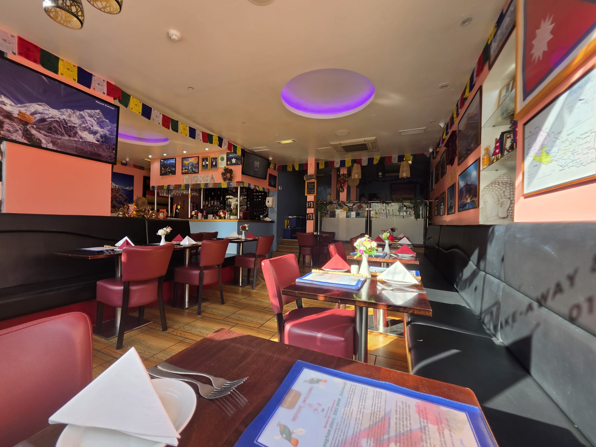 Gurkha Bar and Restaurant dining experience
